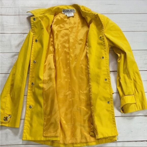 Carlisle Yellow Trench Jacket  - Picture 6 of 12